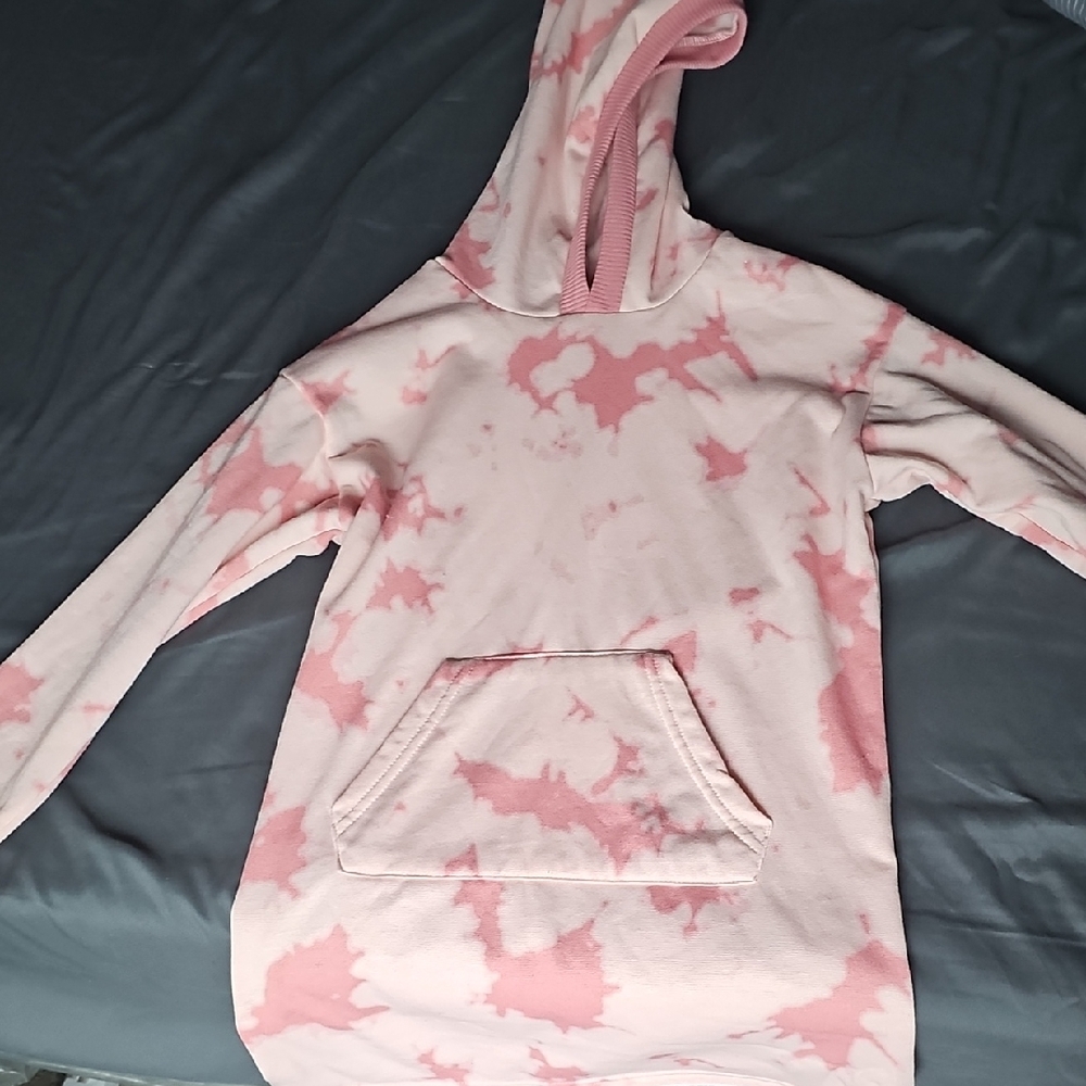 Pink Tie-Dye Hoodie
